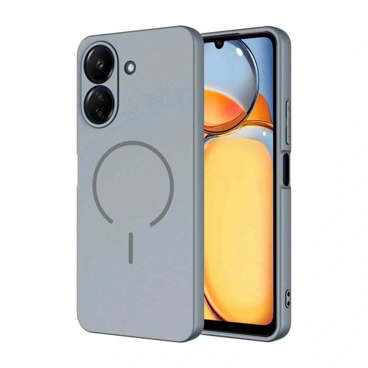 Xiaomi Redmi 13C Kılıf M-safe Şarj Özellikli Redclick Meta Kapak