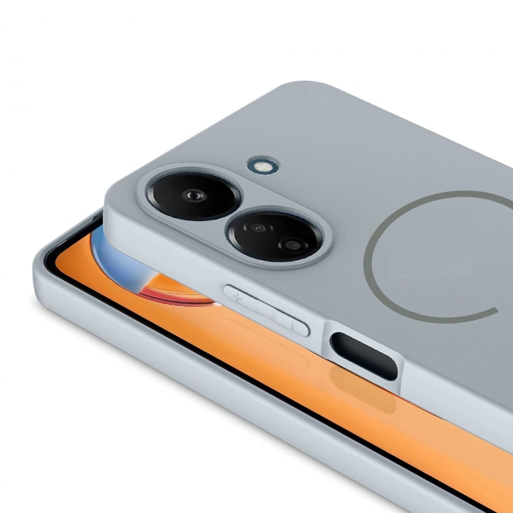 Xiaomi Redmi 13C Kılıf M-safe Şarj Özellikli Redclick Meta Kapak