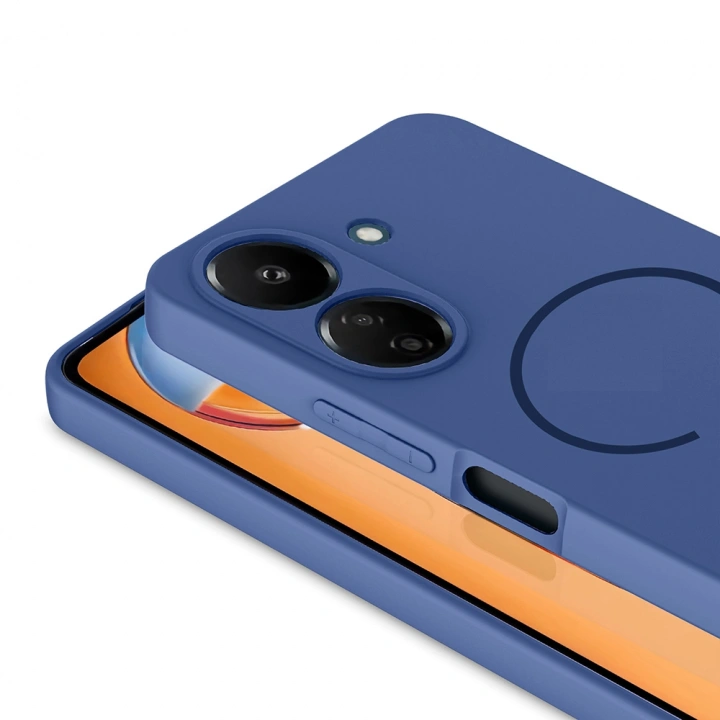 Xiaomi Redmi 13C Kılıf M-safe Şarj Özellikli Redclick Meta Kapak