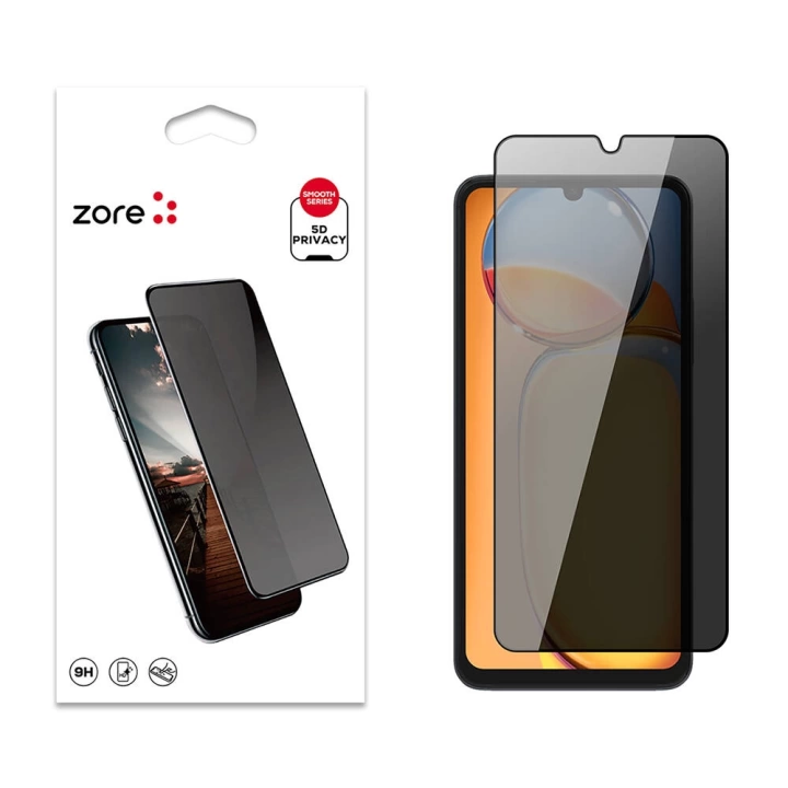 Xiaomi Redmi 13C Redclick New 5D Privacy Temperli Ekran Koruyucu