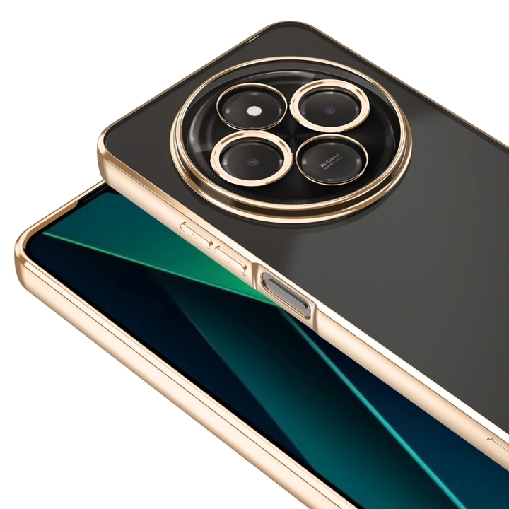 Xiaomi Redmi 14C 4G Kılıf Kamera Korumalı Logo Gösteren Redclick Omega Kapak