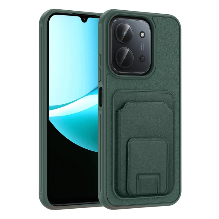 Xiaomi Redmi 15C Kılıf Kartlıklı TPU Redclick Bikart Kapak