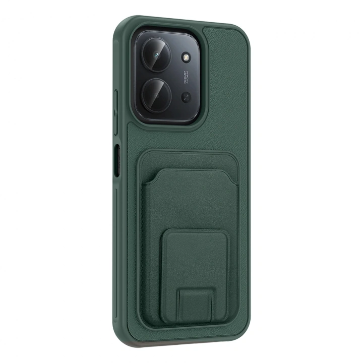 Xiaomi Redmi 15C Kılıf Kartlıklı TPU Redclick Bikart Kapak