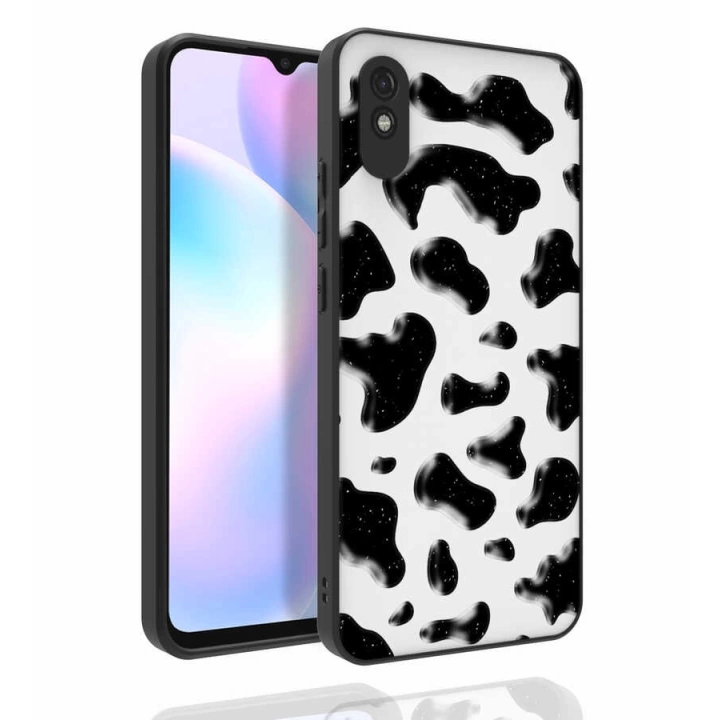Xiaomi Redmi 9a Kılıf Desenli Kamera Korumalı Parlak Redclick Nora Kapak