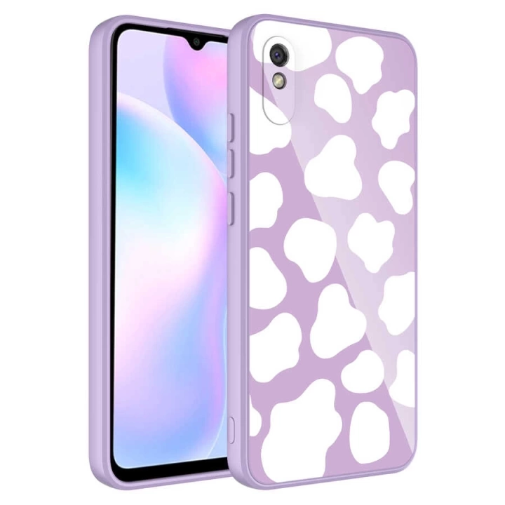 Xiaomi Redmi 9a Kılıf Kamera Korumalı Desenli Sert Silikon Redclick Epoksi Kapak