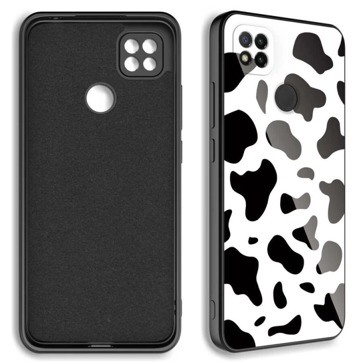 Xiaomi Redmi 9c Kılıf Kamera Korumalı Desenli Sert Silikon Redclick Epoksi Kapak