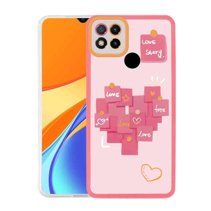 Xiaomi Redmi 9c Kılıf Redclick M-fit Desenli Kapak