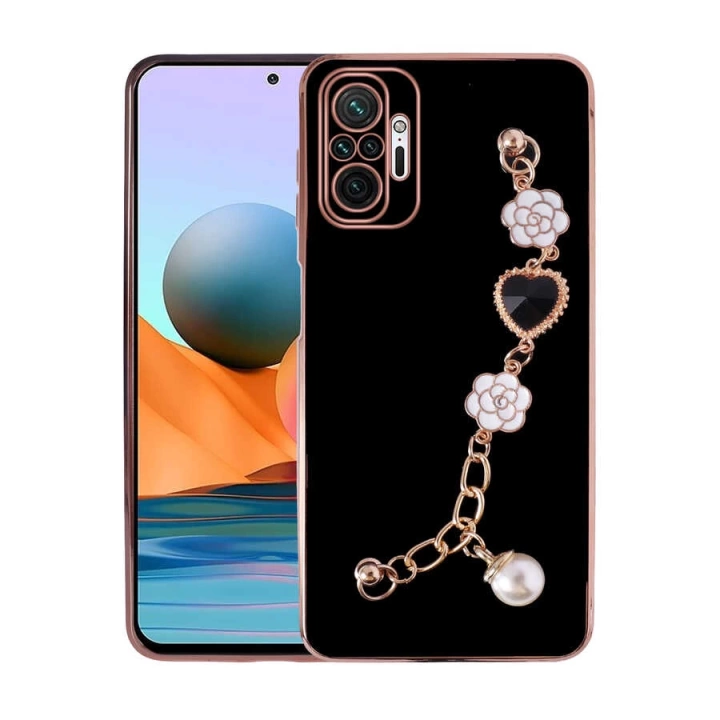 Xiaomi Redmi Note 10 Pro Kılıf El Tutamaçlı Kamera Korumalı Redclick Taka Silikon Kapak