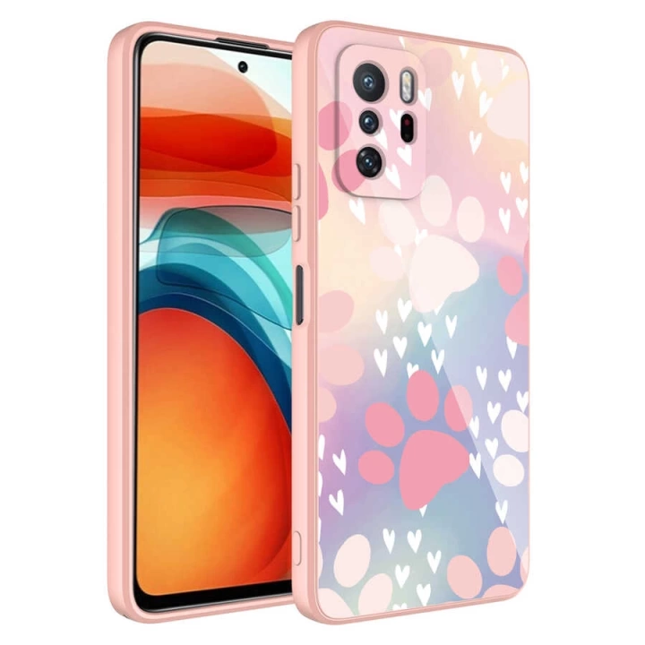 Xiaomi Redmi Note 10 Pro Kılıf Kamera Korumalı Desenli Sert Silikon Redclick Epoksi Kapak
