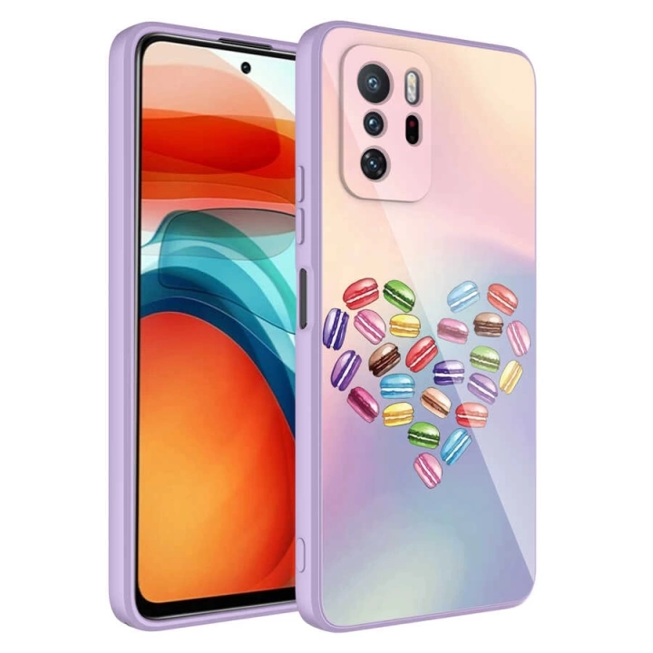 Xiaomi Redmi Note 10 Pro Kılıf Kamera Korumalı Desenli Sert Silikon Redclick Epoksi Kapak