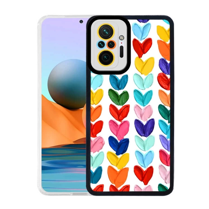 Xiaomi Redmi Note 10 Pro Kılıf Redclick M-fit Desenli Kapak