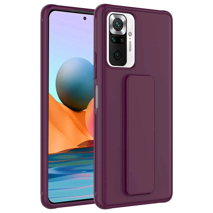 Xiaomi Redmi Note 10 Pro Kılıf Redclick Qstand Kapak