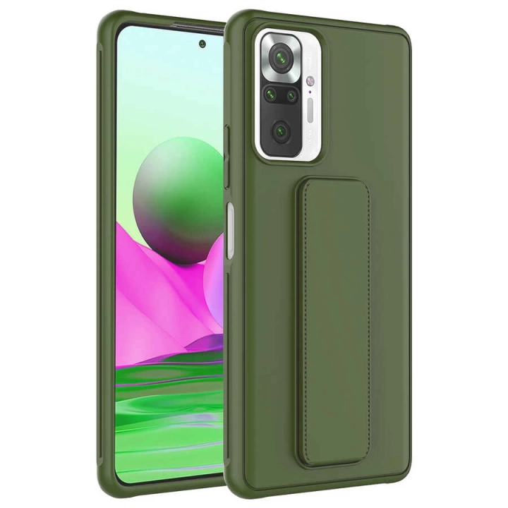 Xiaomi Redmi Note 10 Pro Kılıf Redclick Qstand Kapak