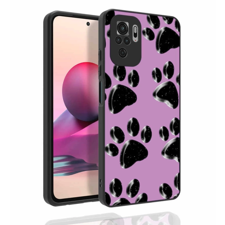 Xiaomi Redmi Note 10s Kılıf Desenli Kamera Korumalı Parlak Redclick Nora Kapak
