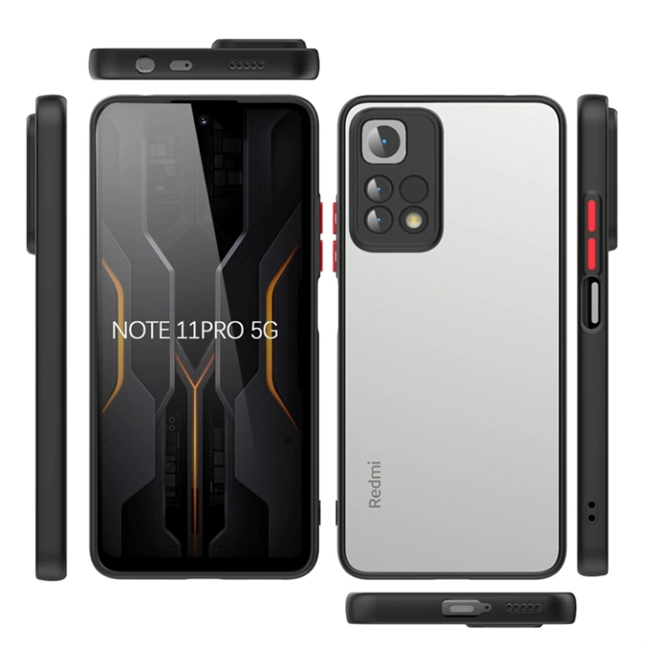 Xiaomi Redmi Note 11 Pro 5G Kılıf Redclick Hux Kapak