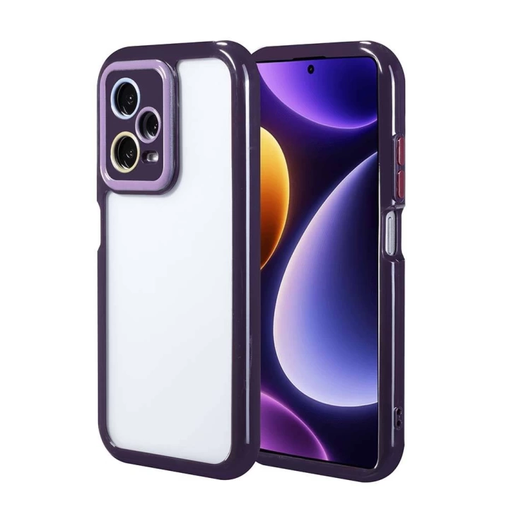 Xiaomi Redmi Note 12 Pro Plus 5G Kılıf Kamera Korumalı Renkli Kenar ve Çerçeve Tasarımlı Redclick Vitamin Kapak