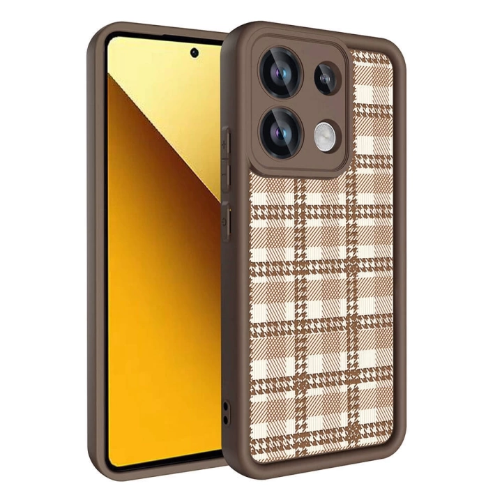 Xiaomi Redmi Note 13 4G Kılıf Kamera Korumalı Baskılı Arka Yüzey Redclick Klas Kapak