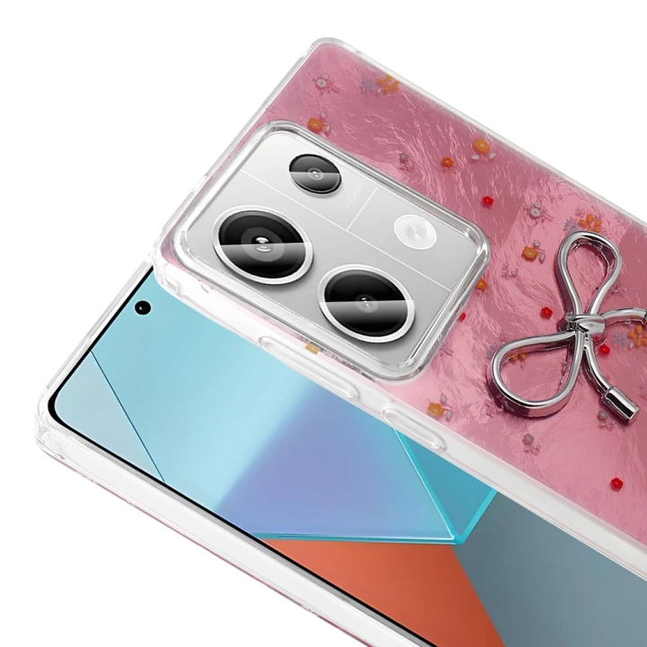 Xiaomi Redmi Note 13 Pro 4G Kılıf Kamera Korumalı Figürlü Redclick Ponti Silikon Kapak