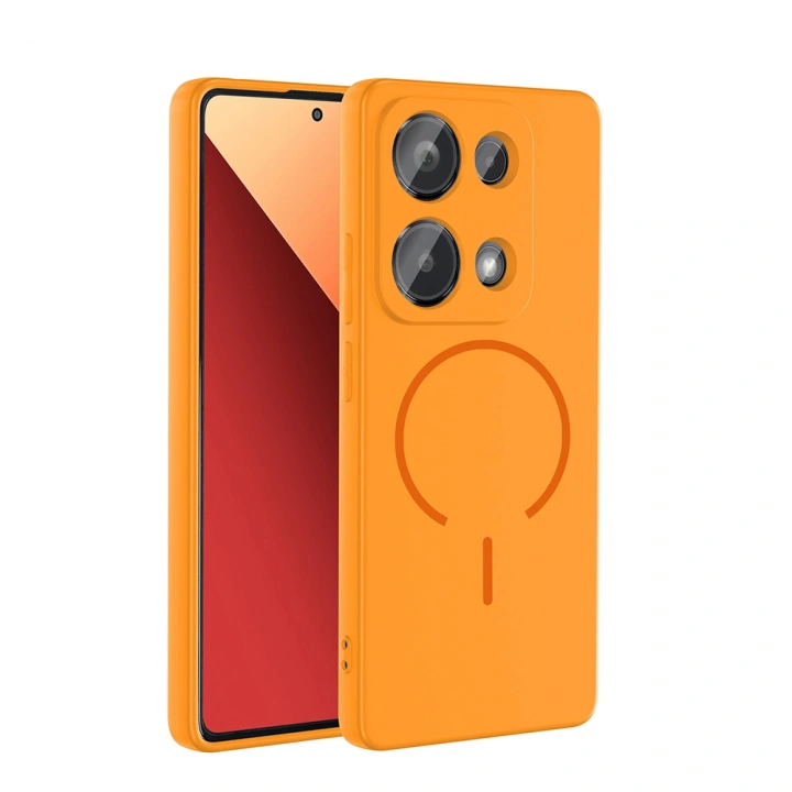 Xiaomi Redmi Note 13 Pro 4G Kılıf M-safe Şarj Özellikli Redclick Meta Kapak