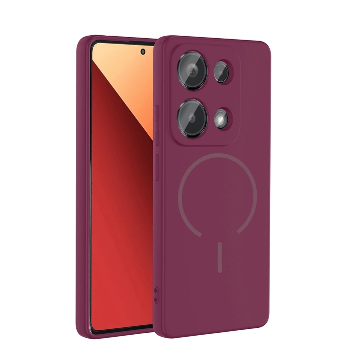 Xiaomi Redmi Note 13 Pro 4G Kılıf M-safe Şarj Özellikli Redclick Meta Kapak