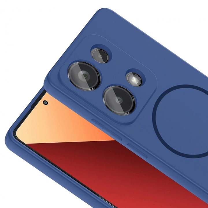 Xiaomi Redmi Note 13 Pro 4G Kılıf M-safe Şarj Özellikli Redclick Meta Kapak