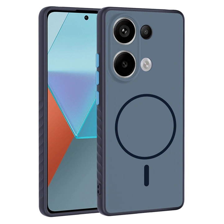 Xiaomi Redmi Note 13 Pro 4G Kılıf M-safe Şarj Özellikli Redclick Tea Kapak