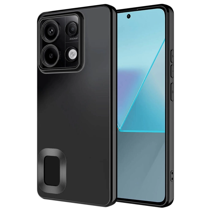 Xiaomi Redmi Note 13 Pro 5G Kılıf Kamera Korumalı Logo Gösteren Redclick Omega Kapak