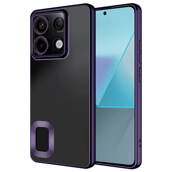 Xiaomi Redmi Note 13 Pro 5G Kılıf Kamera Korumalı Logo Gösteren Redclick Omega Kapak