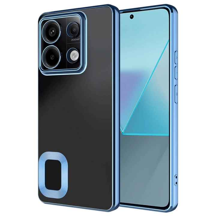 Xiaomi Redmi Note 13 Pro 5G Kılıf Kamera Korumalı Logo Gösteren Redclick Omega Kapak