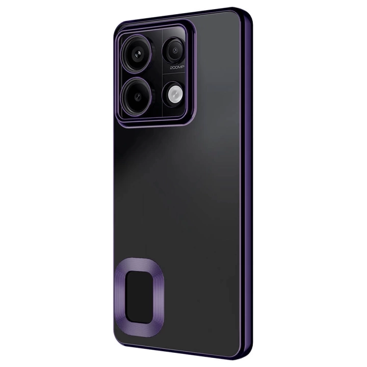 Xiaomi Redmi Note 13 Pro 5G Kılıf Kamera Korumalı Logo Gösteren Redclick Omega Kapak