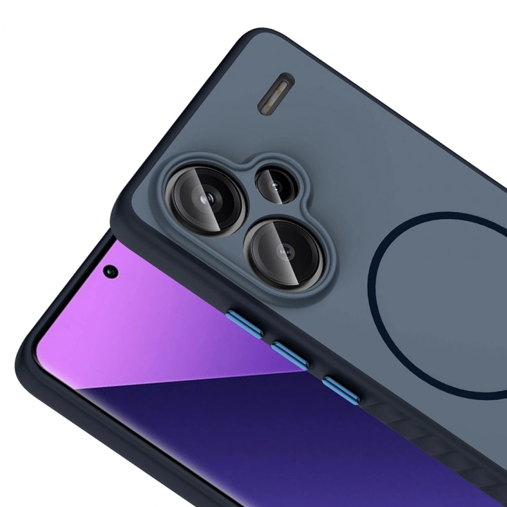 Xiaomi Redmi Note 13 Pro Plus 5G Kılıf M-safe Şarj Özellikli Redclick Tea Kapak
