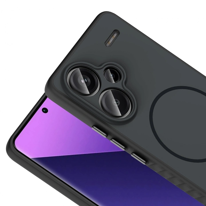 Xiaomi Redmi Note 13 Pro Plus 5G Kılıf M-safe Şarj Özellikli Redclick Tea Kapak