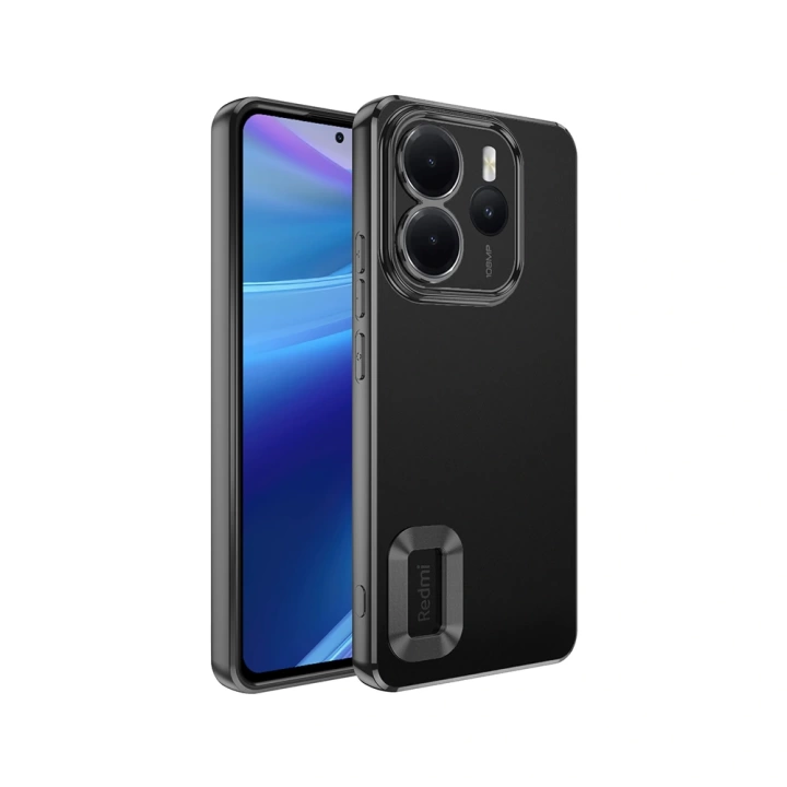 Xiaomi Redmi Note 14 4G Kılıf Kamera Korumalı Logo Gösteren Redclick Omega Kapak