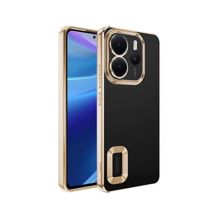 Xiaomi Redmi Note 14 4G Kılıf Kamera Korumalı Logo Gösteren Redclick Omega Kapak