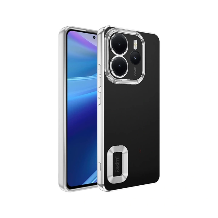 Xiaomi Redmi Note 14 4G Kılıf Kamera Korumalı Logo Gösteren Redclick Omega Kapak