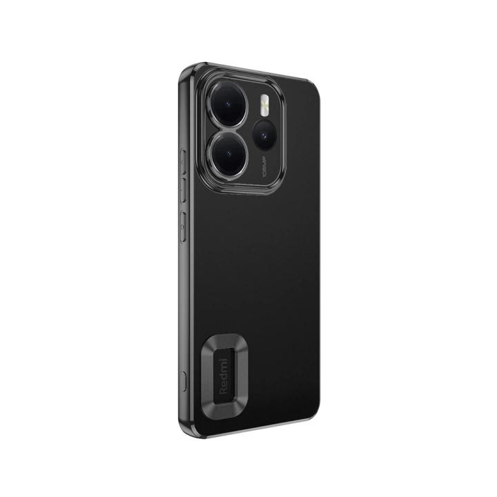 Xiaomi Redmi Note 14 4G Kılıf Kamera Korumalı Logo Gösteren Redclick Omega Kapak