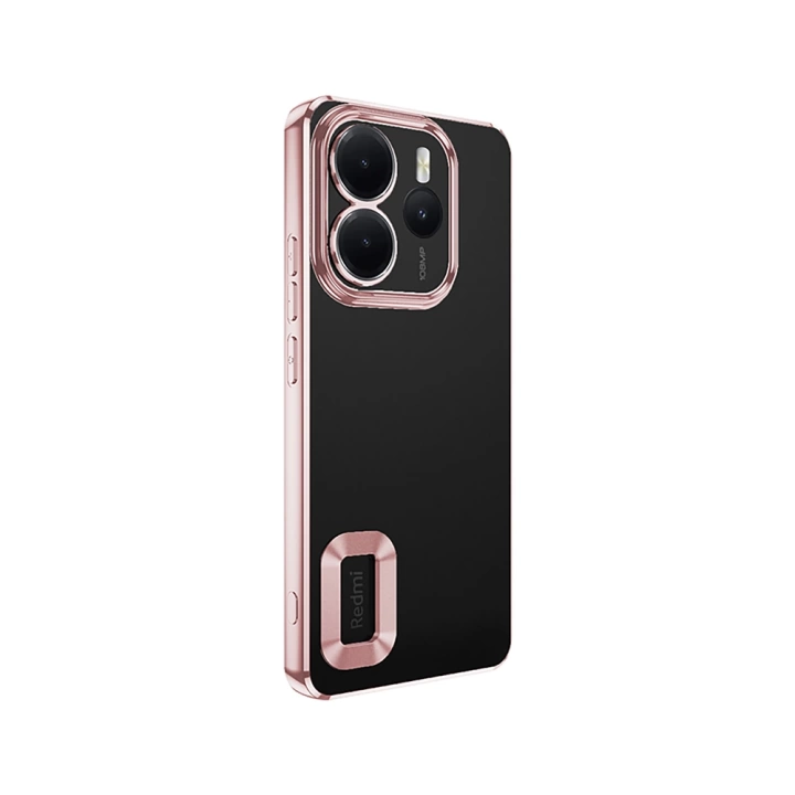 Xiaomi Redmi Note 14 4G Kılıf Kamera Korumalı Logo Gösteren Redclick Omega Kapak