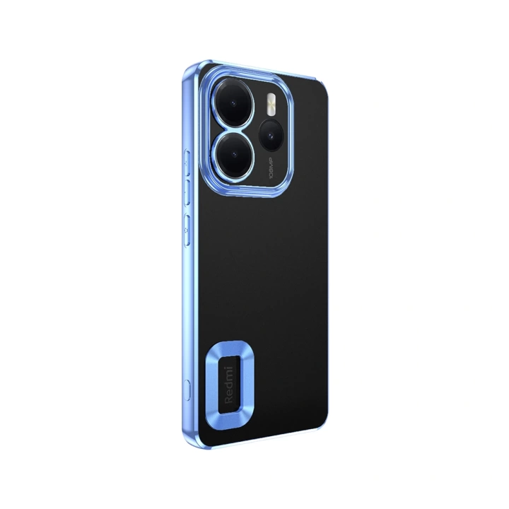 Xiaomi Redmi Note 14 4G Kılıf Kamera Korumalı Logo Gösteren Redclick Omega Kapak