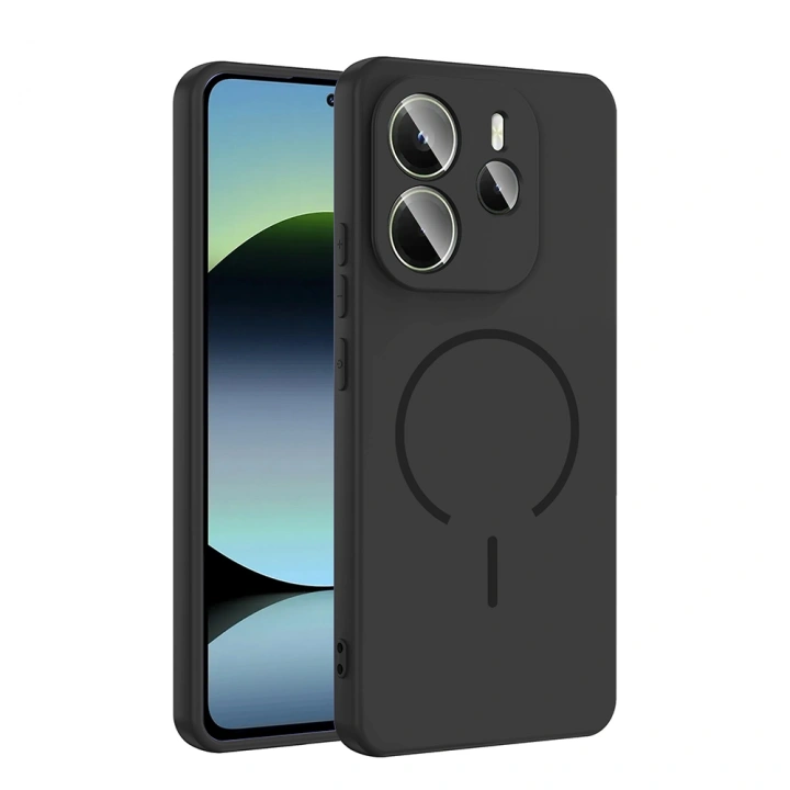 Xiaomi Redmi Note 14 4G Kılıf M-safe Şarj Özellikli Redclick Meta Kapak