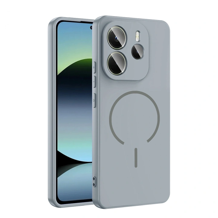 Xiaomi Redmi Note 14 4G Kılıf M-safe Şarj Özellikli Redclick Meta Kapak