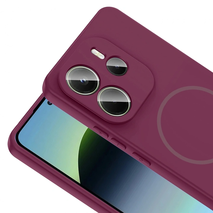 Xiaomi Redmi Note 14 4G Kılıf M-safe Şarj Özellikli Redclick Meta Kapak