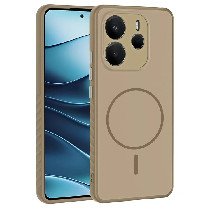 Xiaomi Redmi Note 14 4G Kılıf M-safe Şarj Özellikli Redclick Tea Kapak