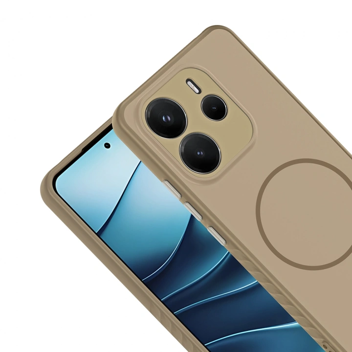 Xiaomi Redmi Note 14 4G Kılıf M-safe Şarj Özellikli Redclick Tea Kapak