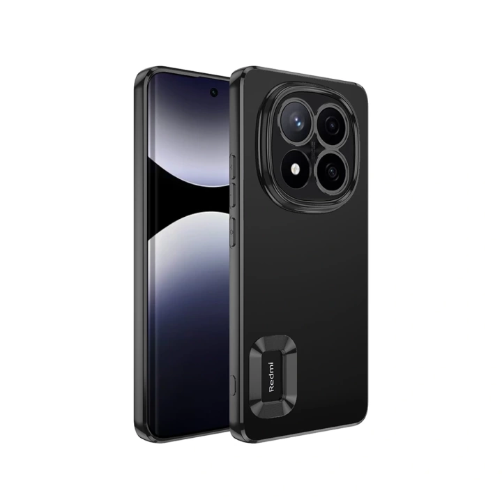 Xiaomi Redmi Note 14 Pro 4G Kılıf Kamera Korumalı Logo Gösteren Redclick Omega Kapak
