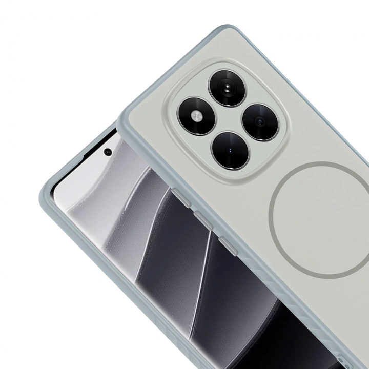 Xiaomi Redmi Note 14 Pro 4G Kılıf M-safe Şarj Özellikli Redclick Tea Kapak