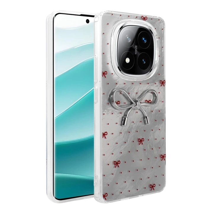 Xiaomi Redmi Note 14 Pro 5G Kılıf Kamera Korumalı Figürlü Redclick Ponti Silikon Kapak