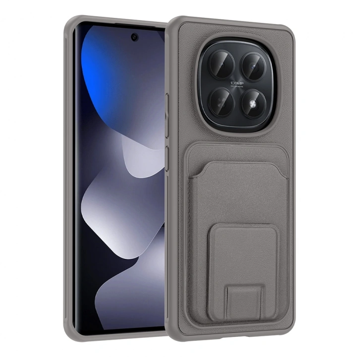 Xiaomi Redmi Note 15 5G Kılıf Kartlıklı TPU Redclick Bikart Kapak