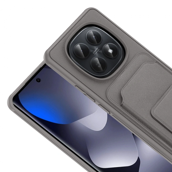 Xiaomi Redmi Note 15 5G Kılıf Kartlıklı TPU Redclick Bikart Kapak