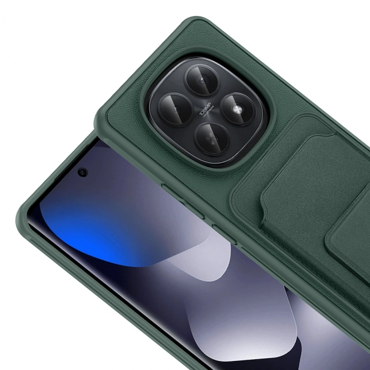 Xiaomi Redmi Note 15 5G Kılıf Kartlıklı TPU Redclick Bikart Kapak