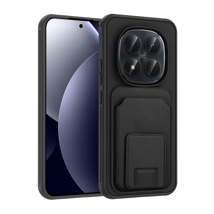 Xiaomi Redmi Note 15 Pro Kılıf Kartlıklı TPU Redclick Bikart Kapak